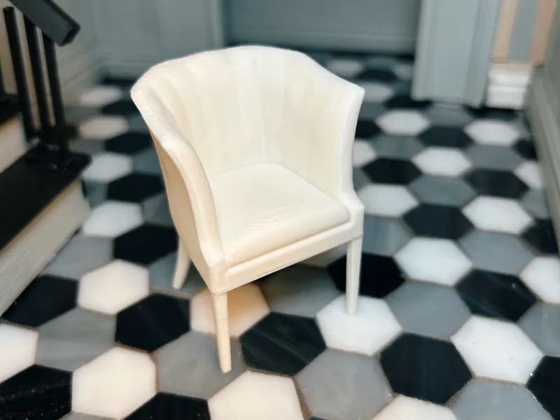Miniature Tufted Chair