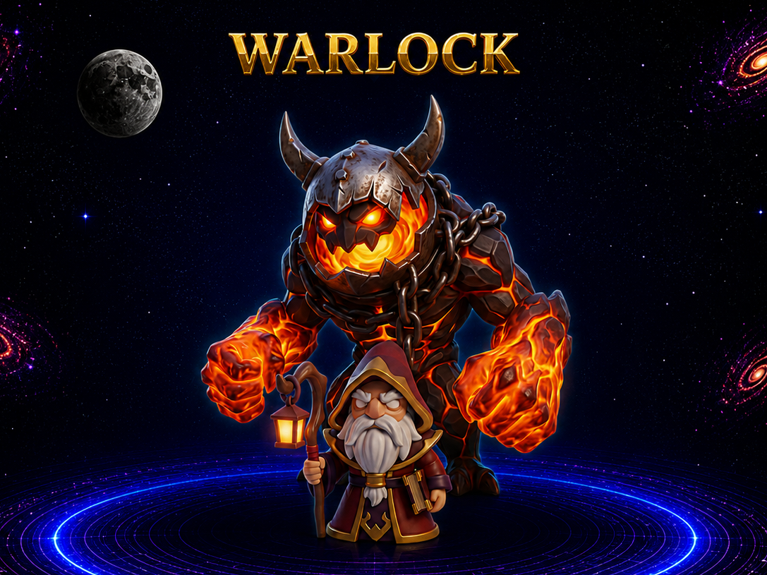 DOTA 2 WARLOCK CHIBI STYLE
