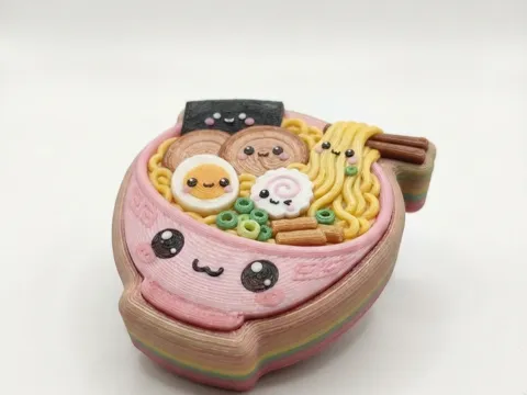 Objeto manipulable: Cute Ramen Clicker — referencia de MakerWorld