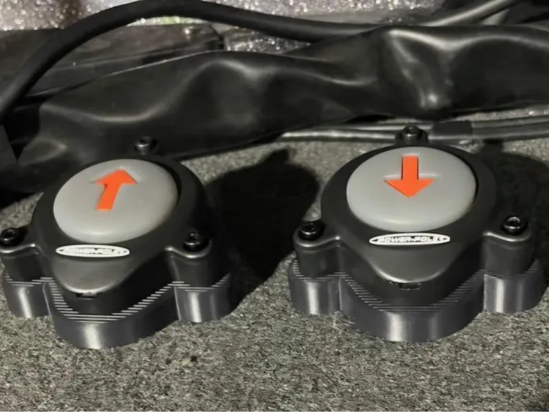 Angled Power Pole Stomp Switch Wedges 