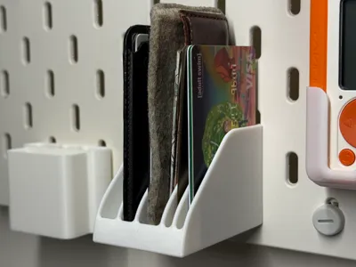 Card Holder for IKEA SKÅDIS – 5-Slot Organizer