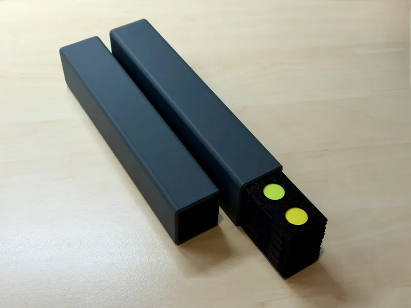 Larger Case for Foldable Filament Swatch