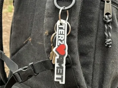 Rugby Love Terzo Tempo Association Keychain