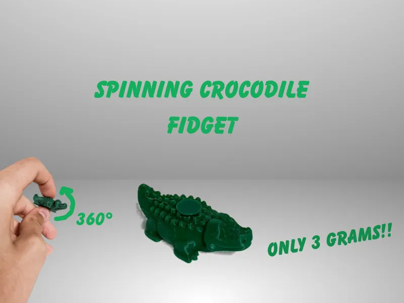 Spinning Crocodile Fidget
