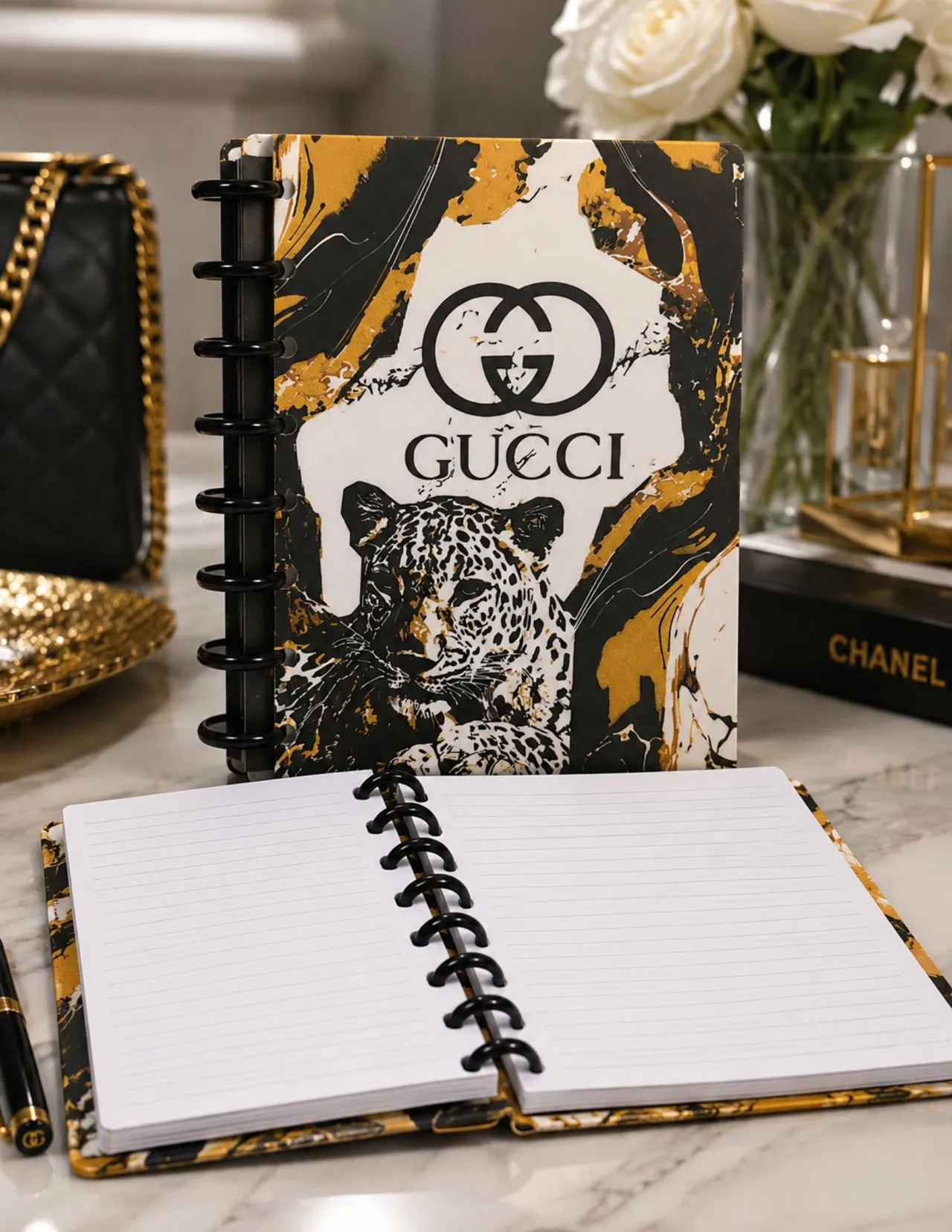 Gucci-Inspired A5 Disc-Bound Journal 4-Color AMS view 3