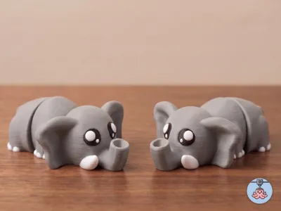 Cute Flexi Elephant - Articulate fidget