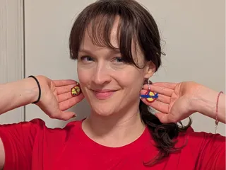 No Nerds No Birds Keychain/Earrings