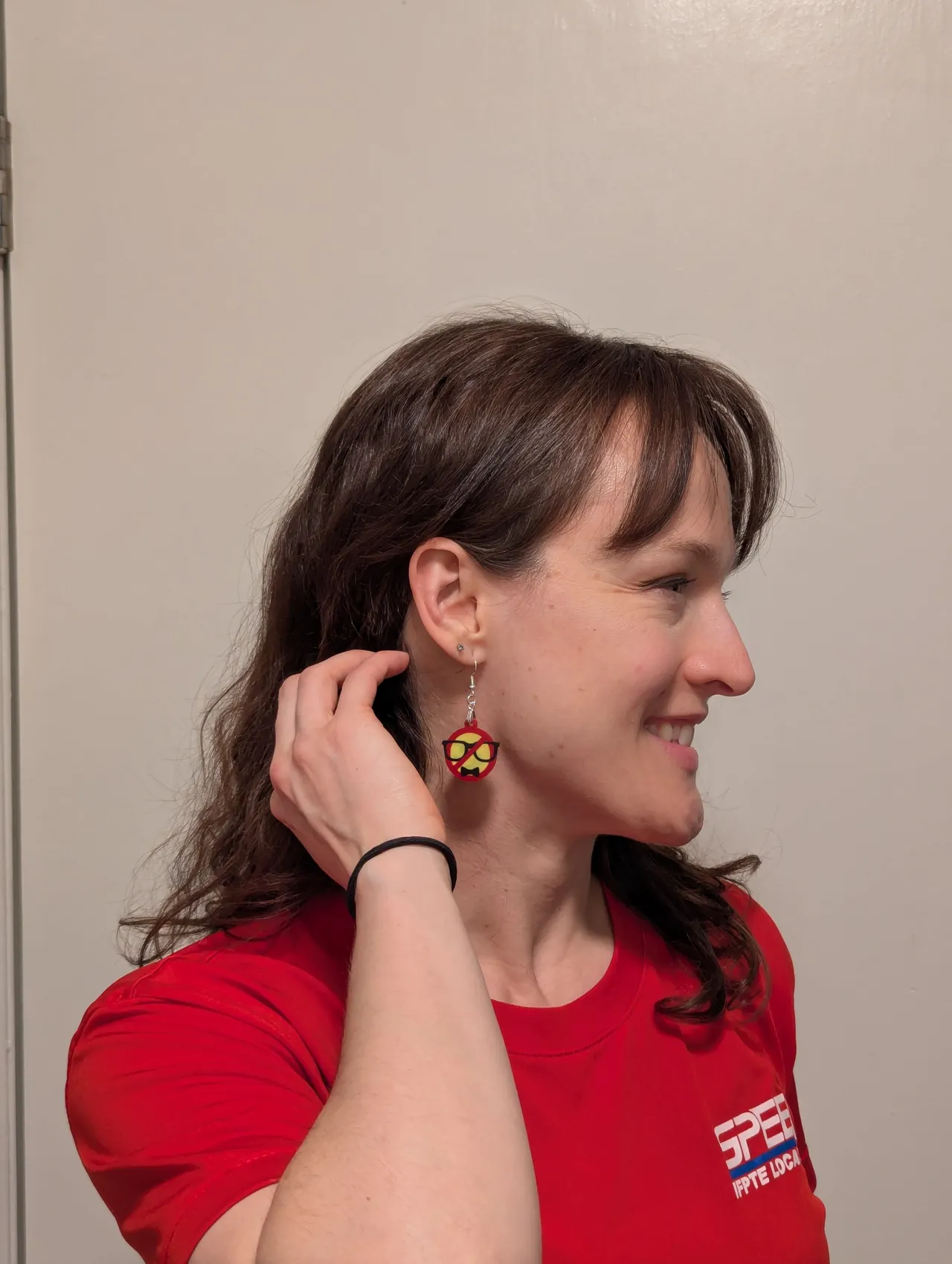 No Nerds No Birds Keychain/Earrings view 2