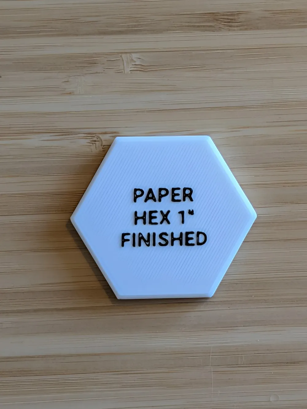 Pla Example EPP Hexagon Template, English Paper Piecing - Free 3D Print Model ...