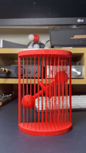 Molecule - Rotaxane - Suspended  Art