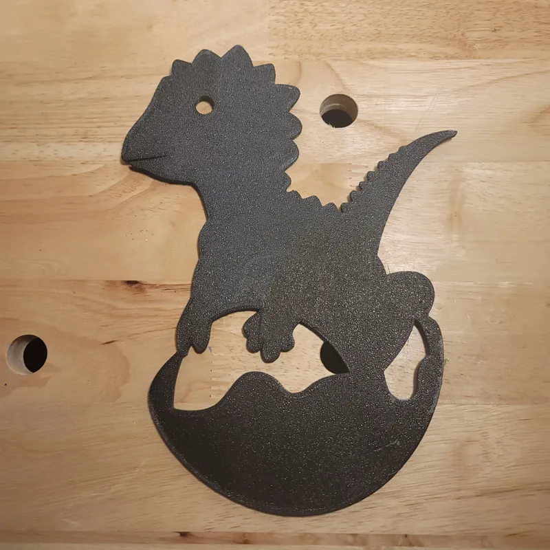 Hatching Dinosaur wall art
