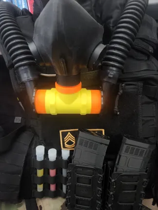 Push-Fit Connectors for 40MM NATO Gas Mask/Tubes