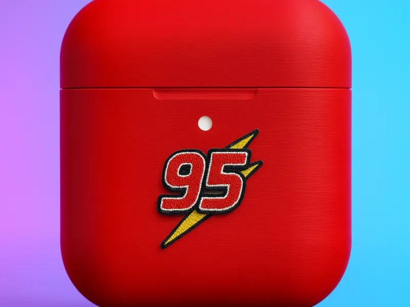 Funda Air Pods 4 Rayo McQueen