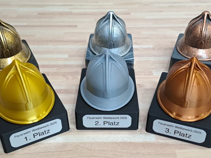 Pokal Feuerwehr Wiener Helm 65x83x75mm