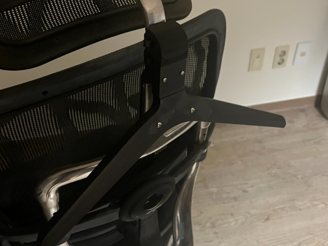 cable tie chair clothes hanger