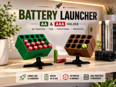 Battery Launcher – Military Style Battery Holder