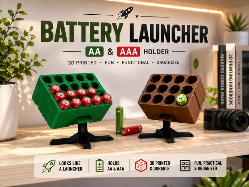 Battery Launcher – Military Style Battery Holder