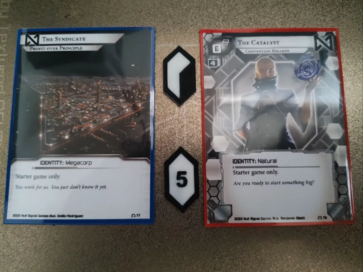 Android Netrunner TCG Credits Token - Free 3D Print Model - MakerWorld