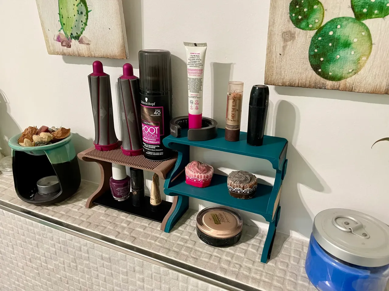 Tabletop Modular Shelf Rack view 3