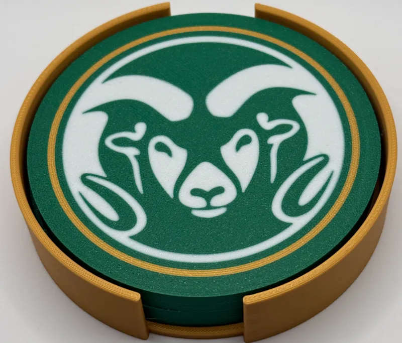 Colorado State University Rams Coaster Set (4)