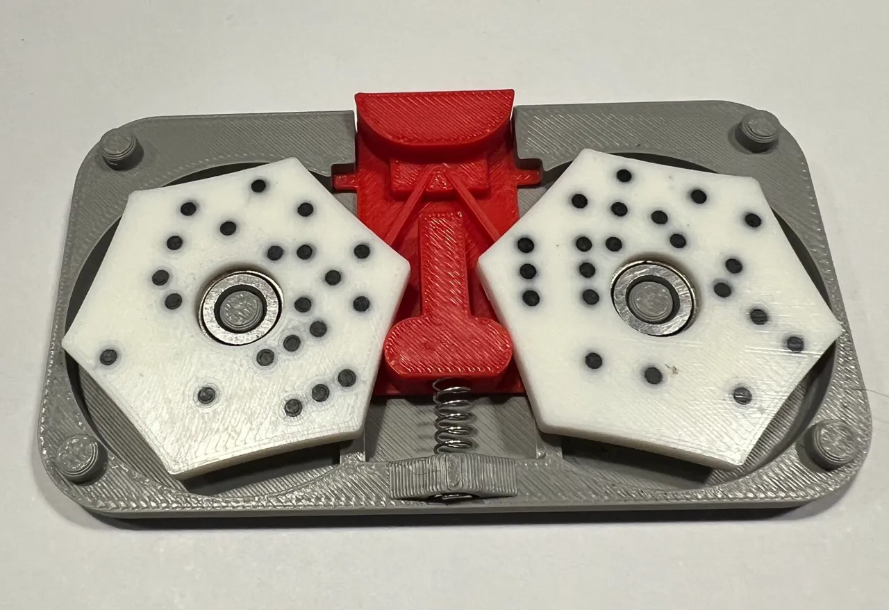 Mechanical double dice view 4