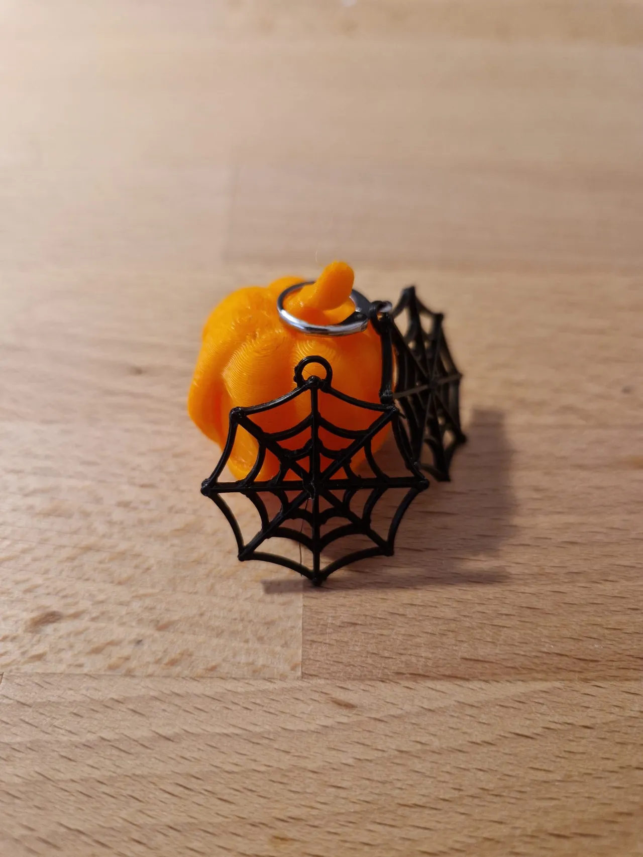 Halloween Spiderweb Earrings - fast print view 2