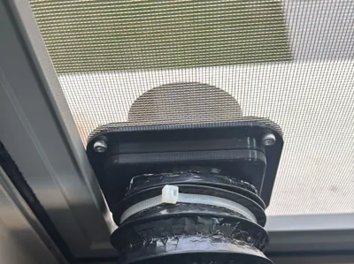 Window Screen Vent Adapter (Magnetic)