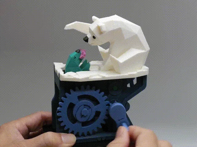Polar Bear with Seal (automata)