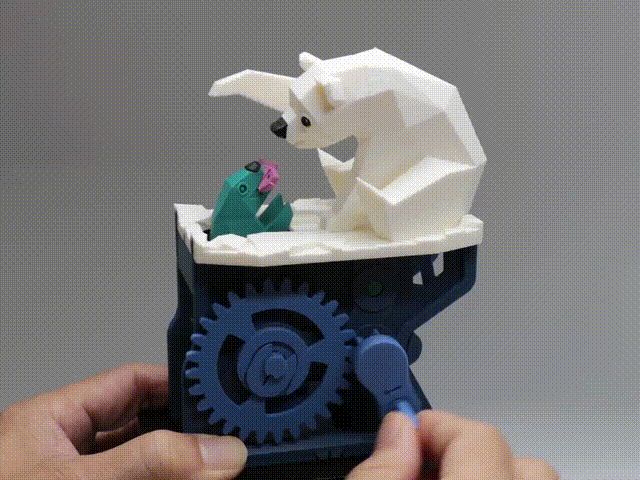 Polar Bear with Seal (automata)