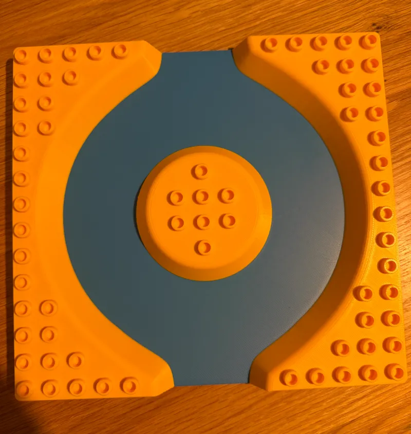 Duplo compatible baseplate Volcano Island
