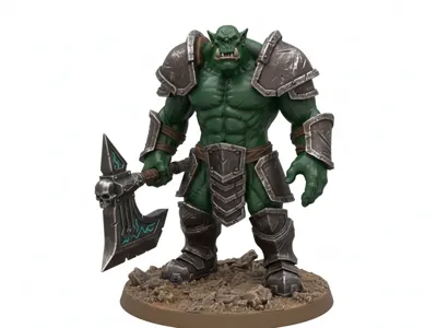 Hulking Orc Warrior - Idle Pose