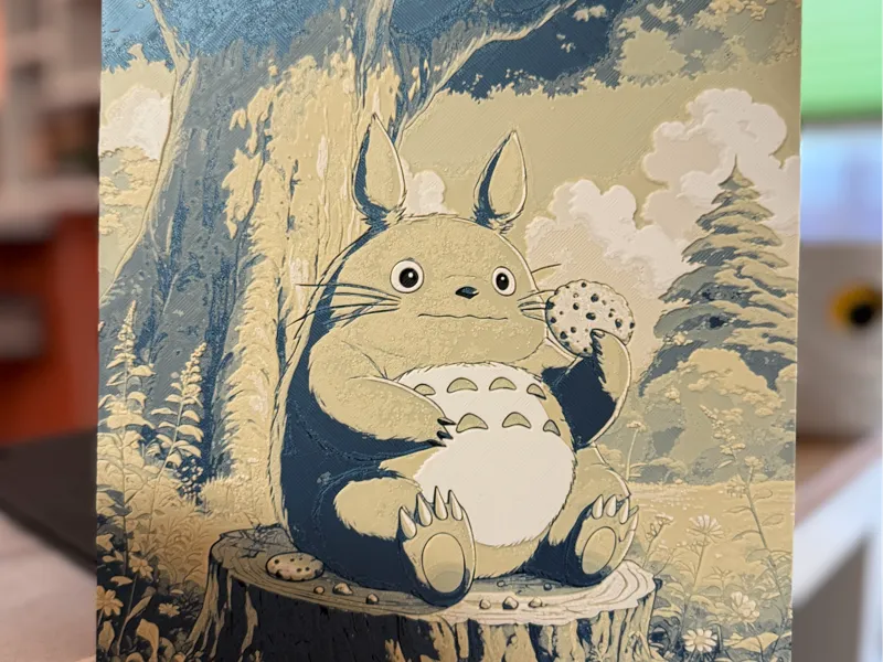 Totoro mit Keks