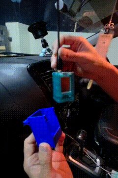 RoLa HELTEC Mesh Node T114 Car Holder