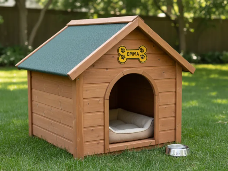 Doghouse Name Plate