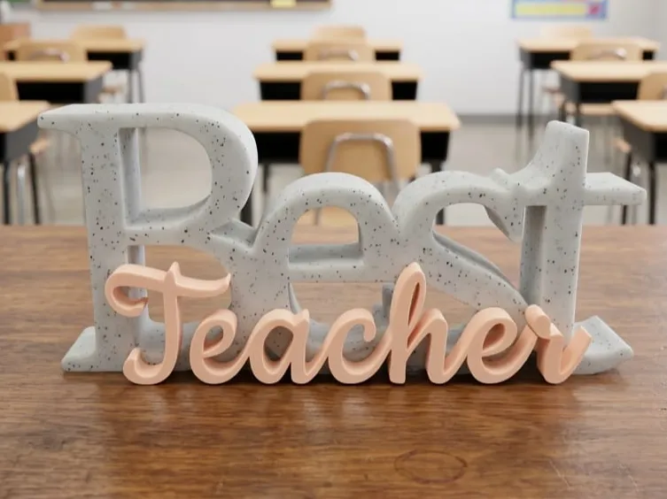 Best Teacher sign gift