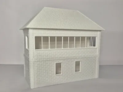 Brick Railway Signal Box H0 1:87