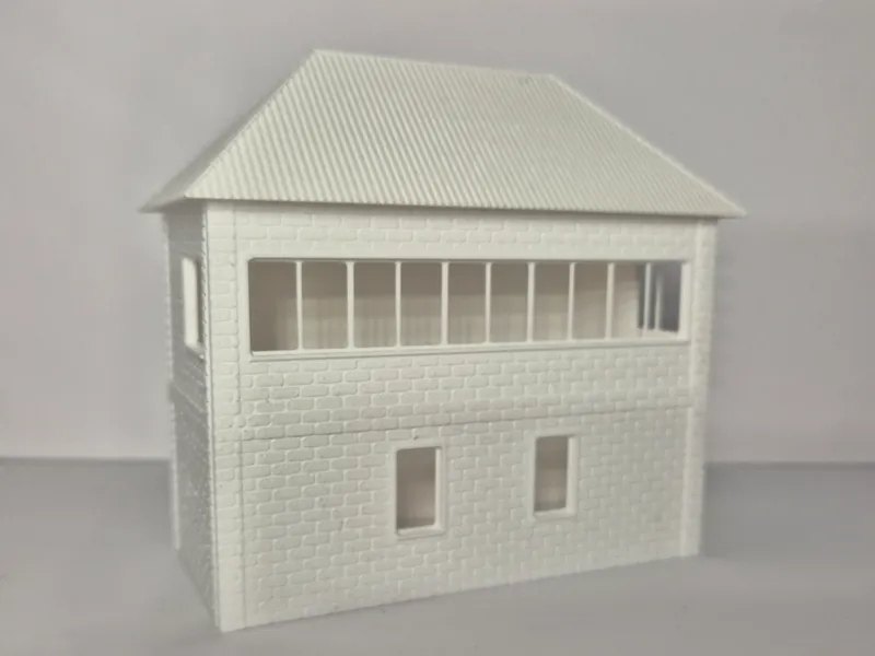 Brick Railway Signal Box H0 1:87