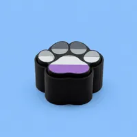 5 Colours - 3 Plates - Asexual Pride Paw
