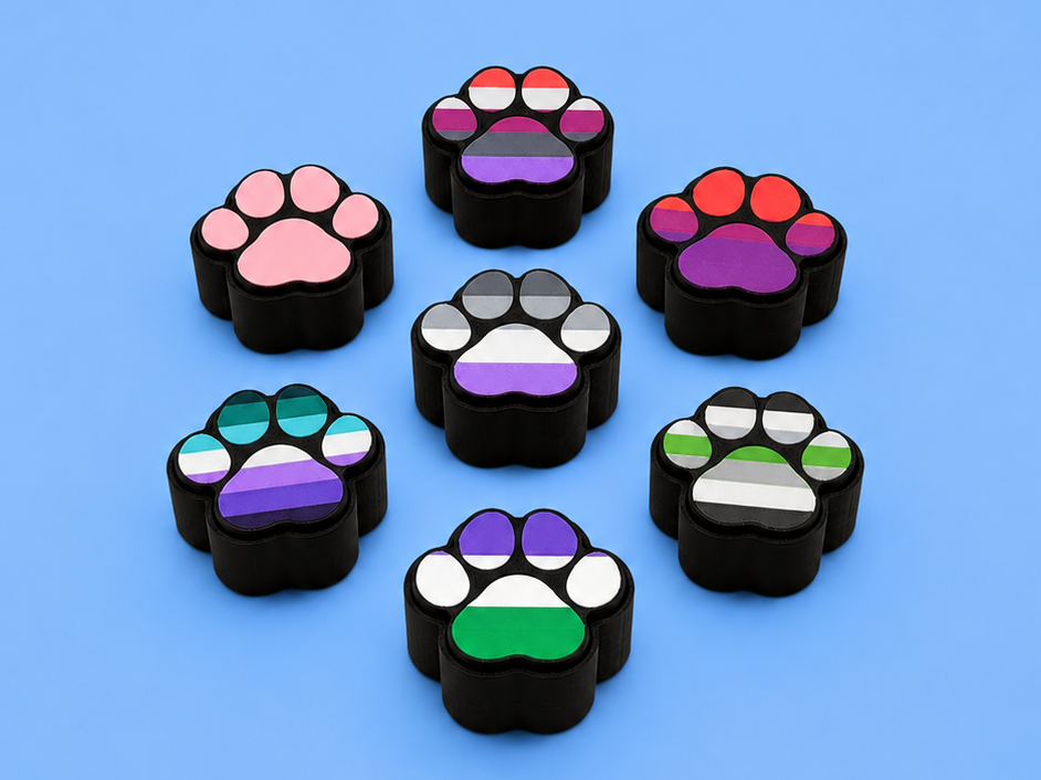 Pride Paws - Pride Flags Series 1 - Clicker Fidget
