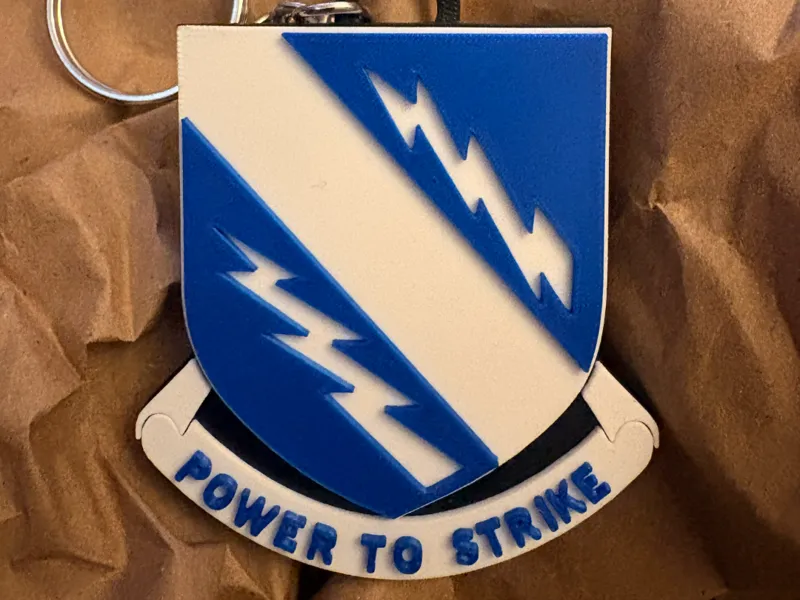 Airforce - Power to strike keychain