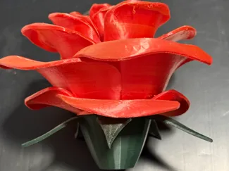 high detail rose for brick posts
