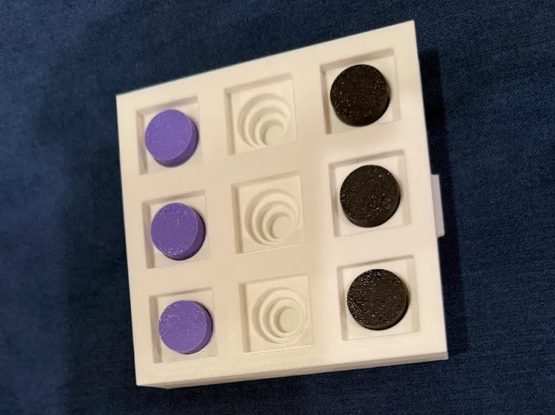 Stacking Travel Tic Tac Toe