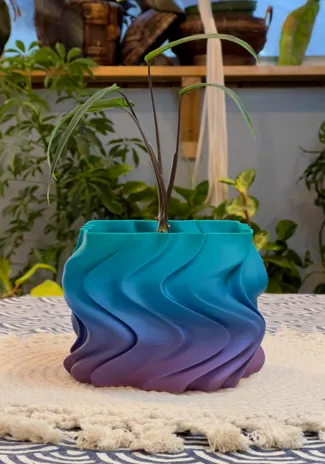 Square Wave Planter