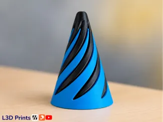 Spiral Fidget Cone By L3D Prints