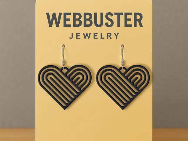 Celestial Heart Earrings