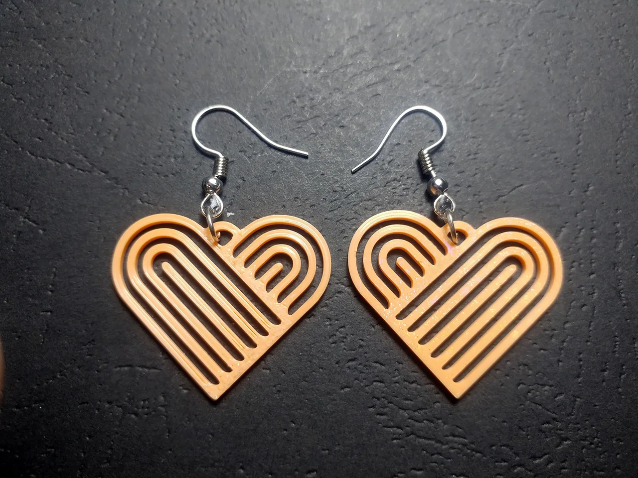Celestial Heart Earrings view 2