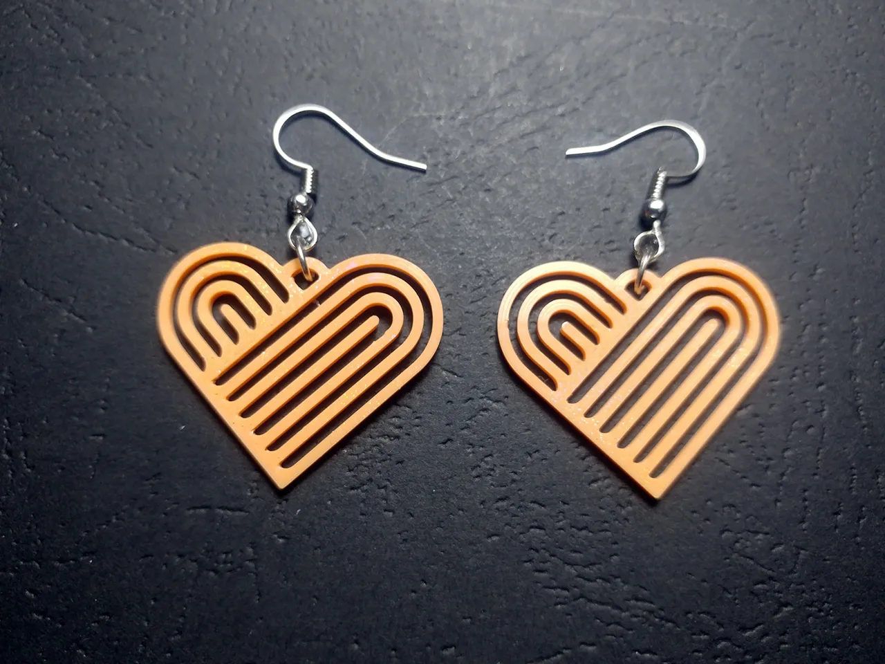 Celestial Heart Earrings view 4