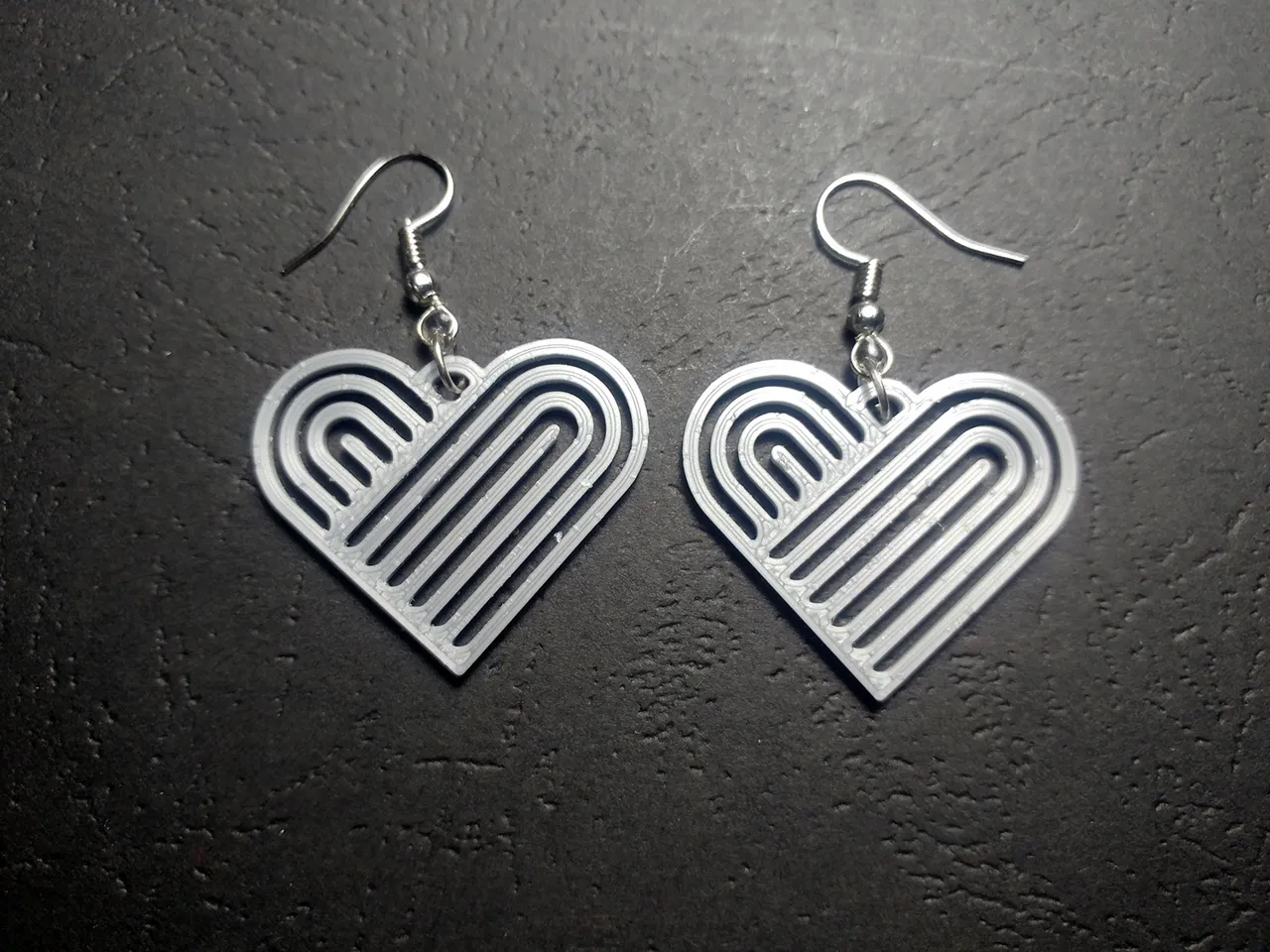 Celestial Heart Earrings view 3