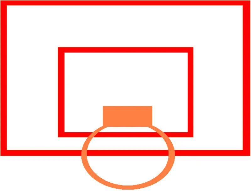 Basketball Hoop with Backboard