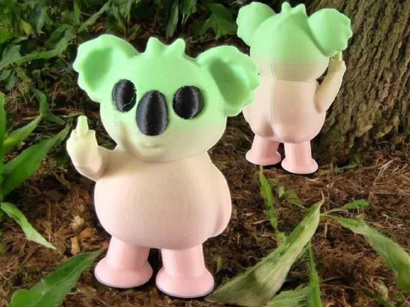 Koala up yours miniature
